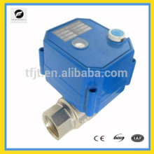 2-way DC5V CWX25S DN20 Stainless Steel motor-driven valves with manual override and position indicator